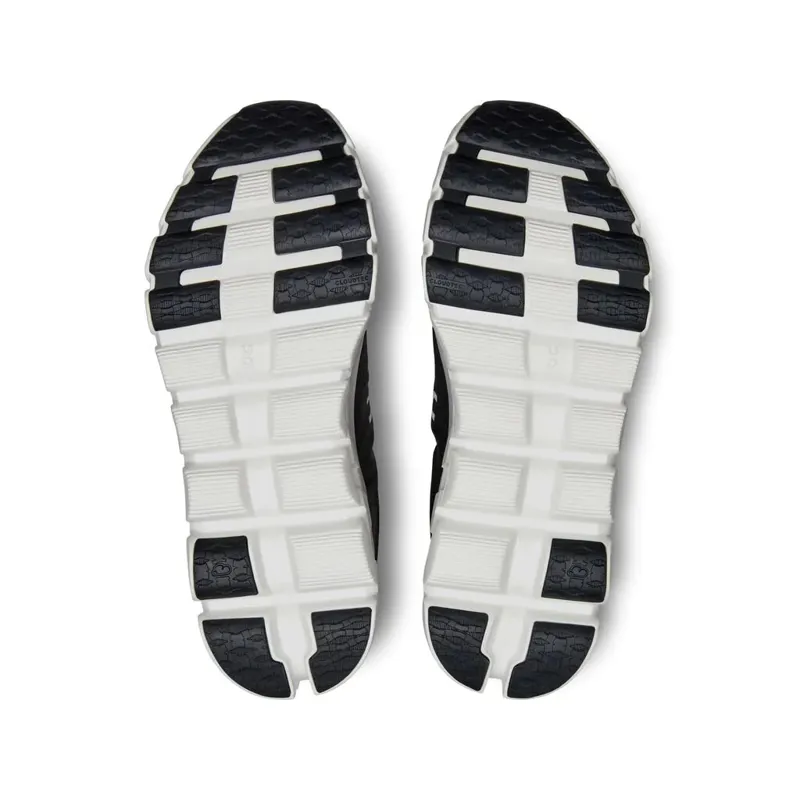 On Cloudflow 4 Womens Road Running Shoe - Black White-2