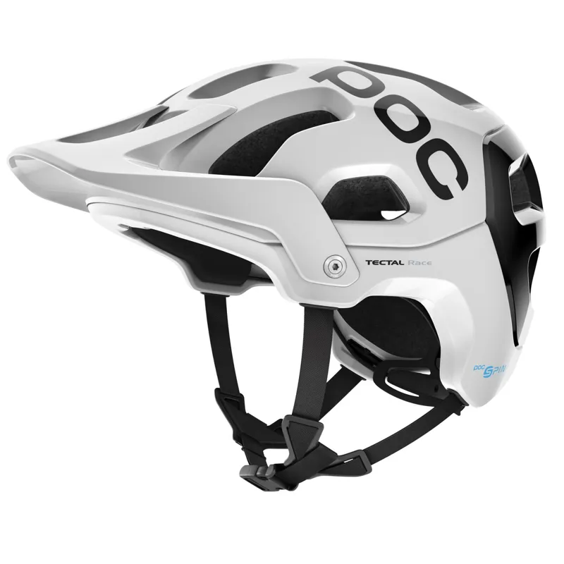 POC Tectal Race SPIN MTB Helmet - Hydrogen White Uranium Black-3