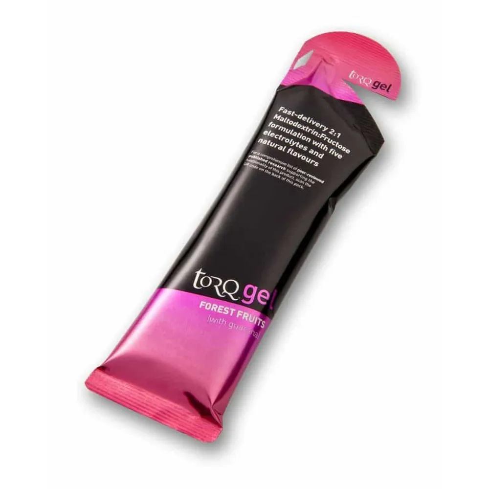 Torq Energy Gel With Guarana Caffeinated 45g FOREST FRUITS