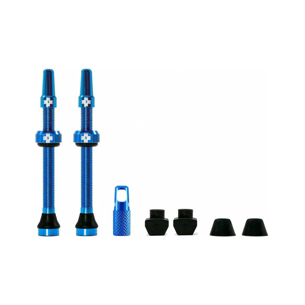 Muc-Off Tubeless Valve Kit 60mm Pair - Blue