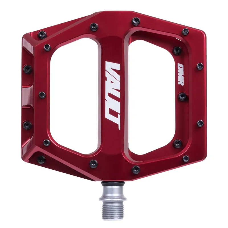 DMR Vault Flat Mountain Bike Trail Pedal Deep Red