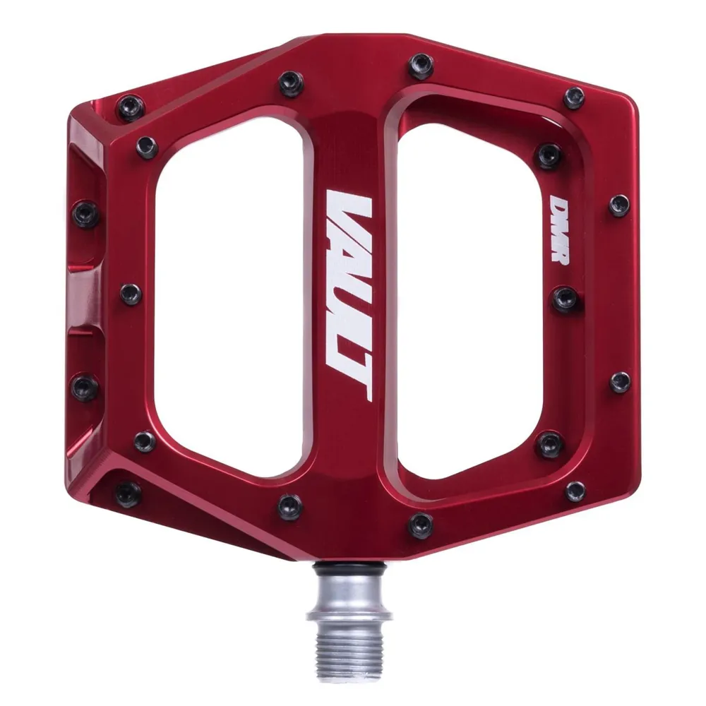 DMR Vault Flat Mountain Bike Trail Pedal Deep Red
