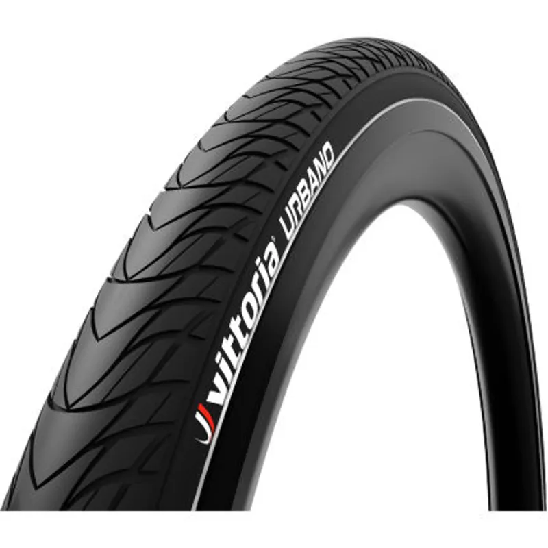 Vittoria Urbano 700x28c Rigid Reflective Tyre - Full Black