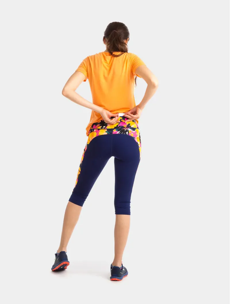 Ronhill Womens Life Tencel Short Sleeved Tee - Peach Marl-3