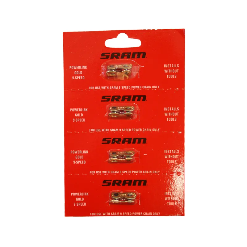  SRAM Powerlink Gold 9 Speed Chain Split Links