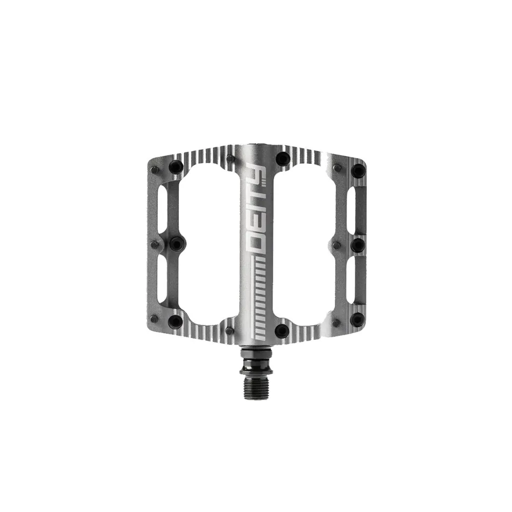 Deity Black Kat Pedals - Platinum Silver