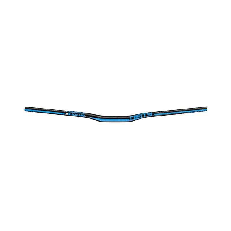 Deity Blacklabel Aluminium Handlebar 31.8mm Bore 15mm Rise: Black/Blue 800mm