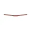Deity Blacklabel Aluminium Handlebar 31.8mm Bore 15mm Rise: Black/RED 800mm