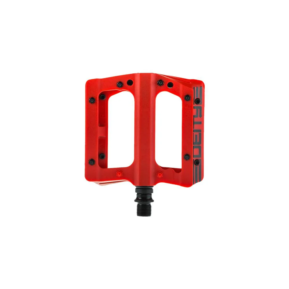 Deity Compound V2 Flat Pedals - Red