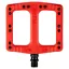 Deity Deftrap Flat Pedals in - Red