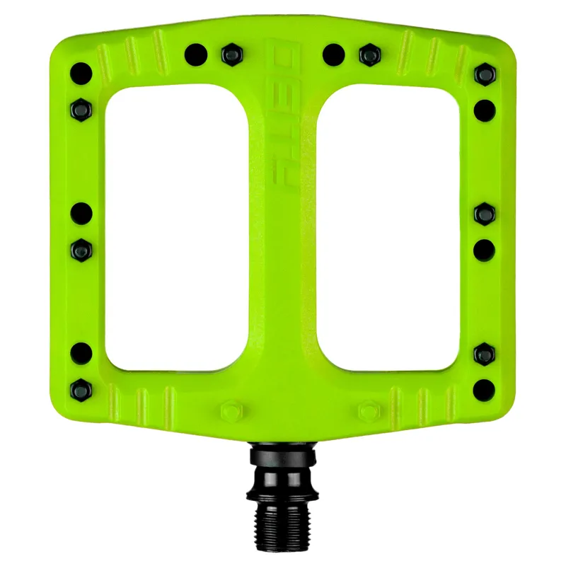 Deity Deftrap Flat Pedals - Green