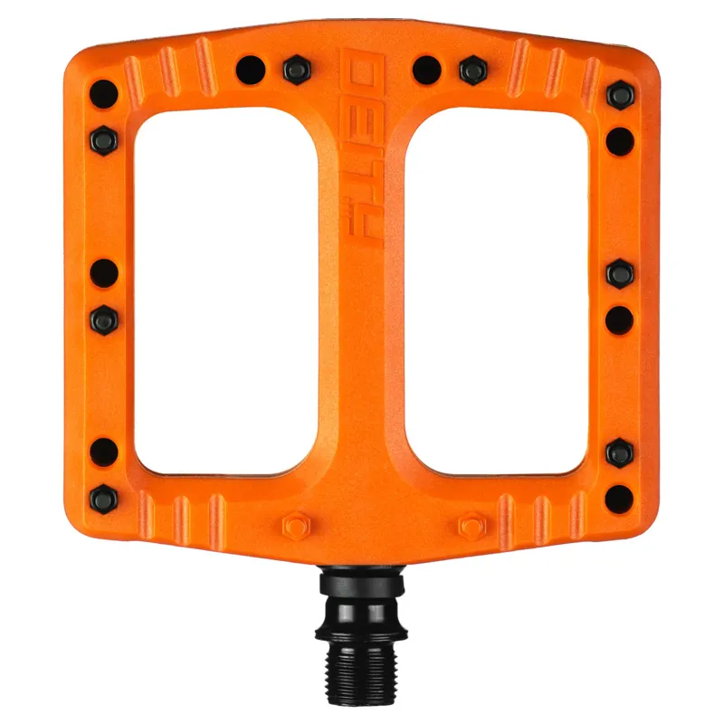 Deity Deftrap Flat Pedals - Orange