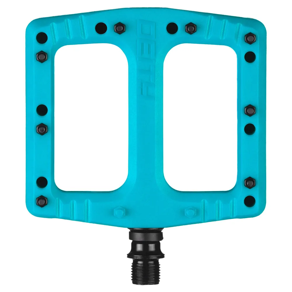 Deity Deftrap Flat Pedals - Blue Turquoise
