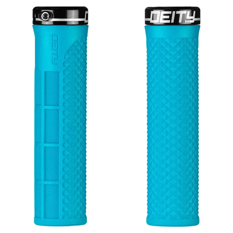 Deity Lockjaw Grips - Blue - Turquoise -1