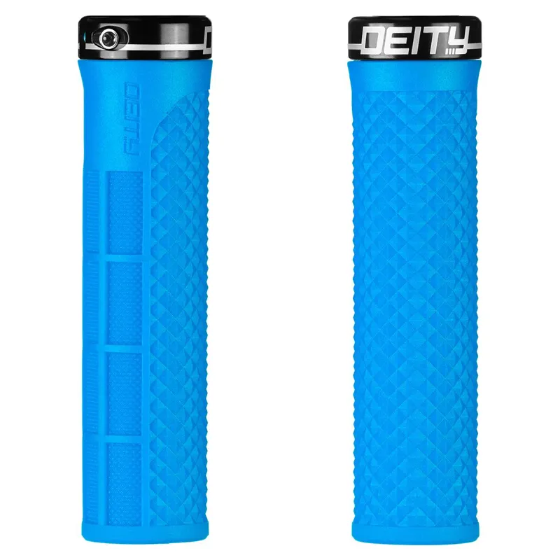 Deity Lockjaw Grips - Blue - Turquoise 