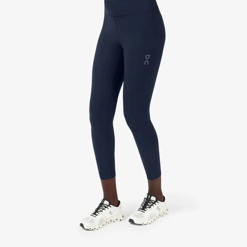 on Women's Active Tights - Navy