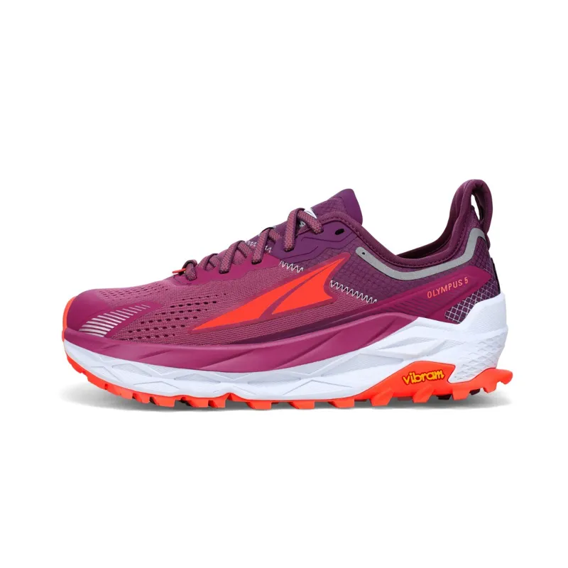 Altra Olympus 5 Womens Trail Running Shoes - Purple Orange