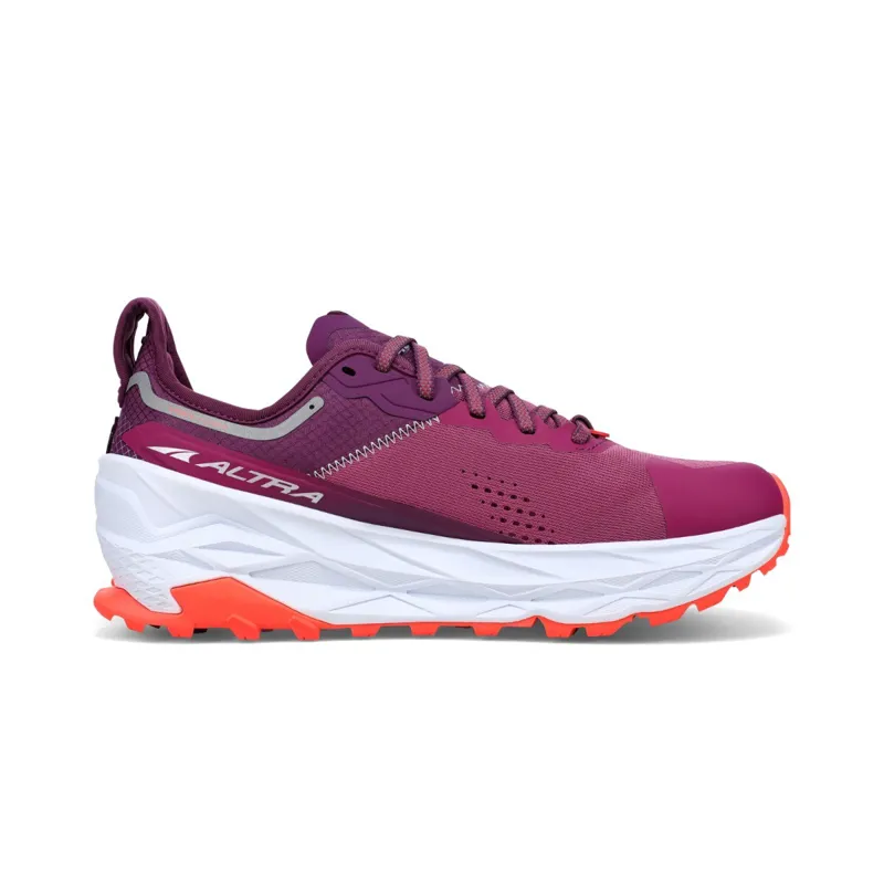 Altra Olympus 5 Womens Trail Running Shoes - Purple Orange-3