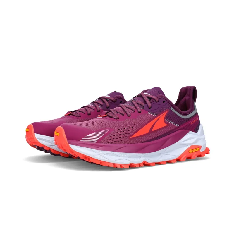 Altra Olympus 5 Womens Trail Running Shoes - Purple Orange-4
