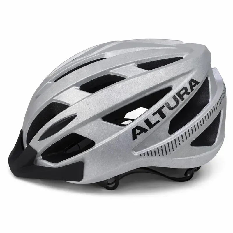 Altura Airstream Helmet - Gloss Silver Reflective