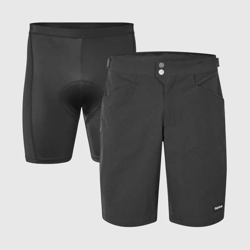 GripGrab Flow 2in1 Technical Cycling Short - Black