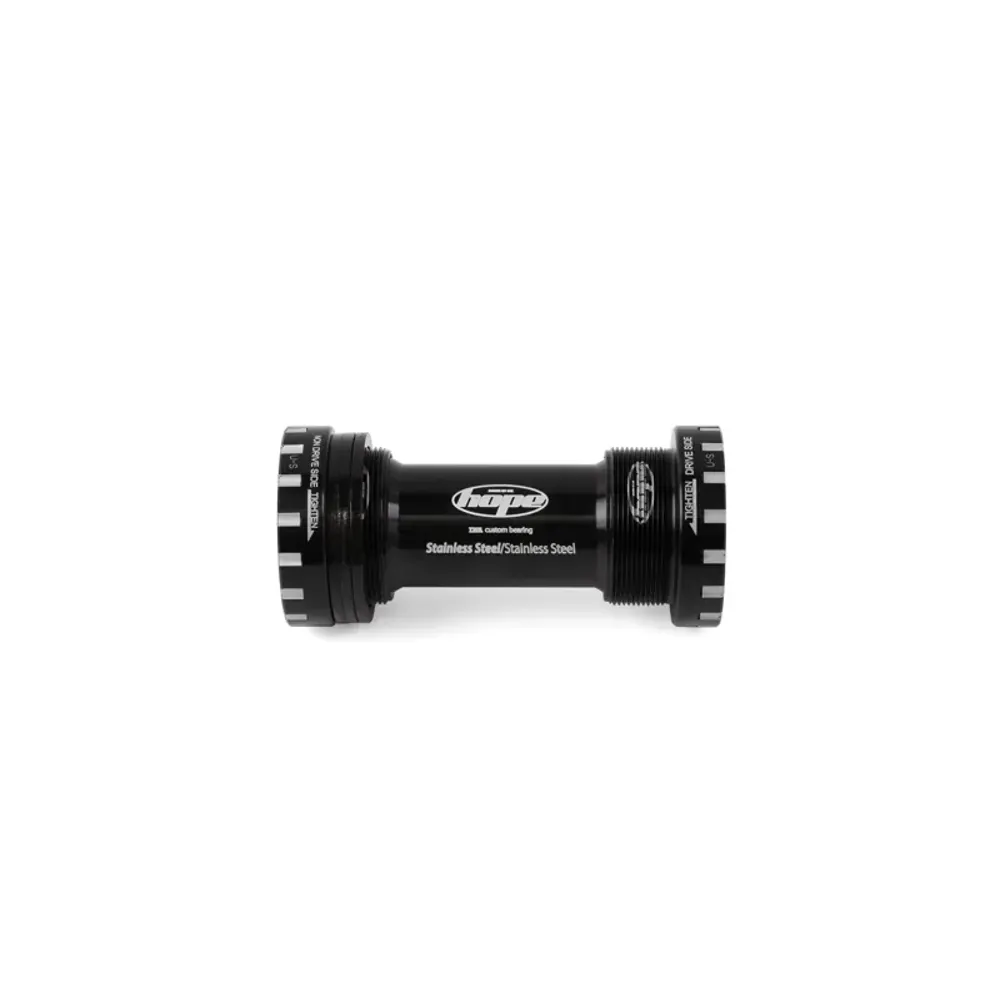 Hope Stainless Steel 68/73mm Bottom Bracket in Black