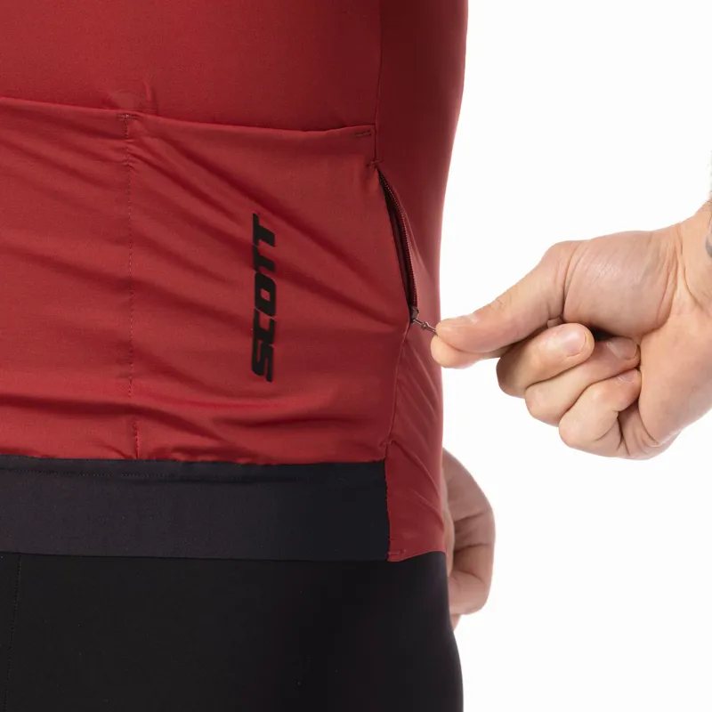 Scott Ultd Training Jersey Short Sleeved Jersey Wood Red-5