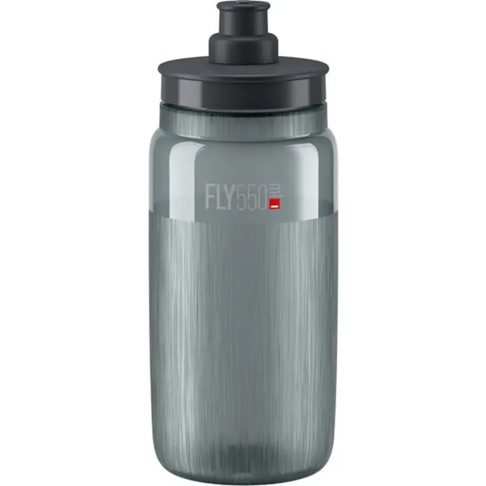 Elite Fly Tex Cycling Bottle 550ml - Smoke Black