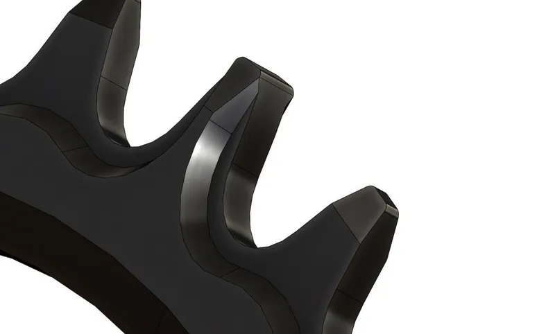 Pilo 34T Narrow Wide CNC Chainring 104 BCD - Black-1