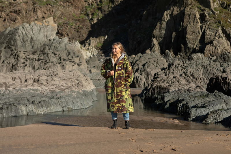 DryRobe Advance Long Sleeve - Camo Grey-6