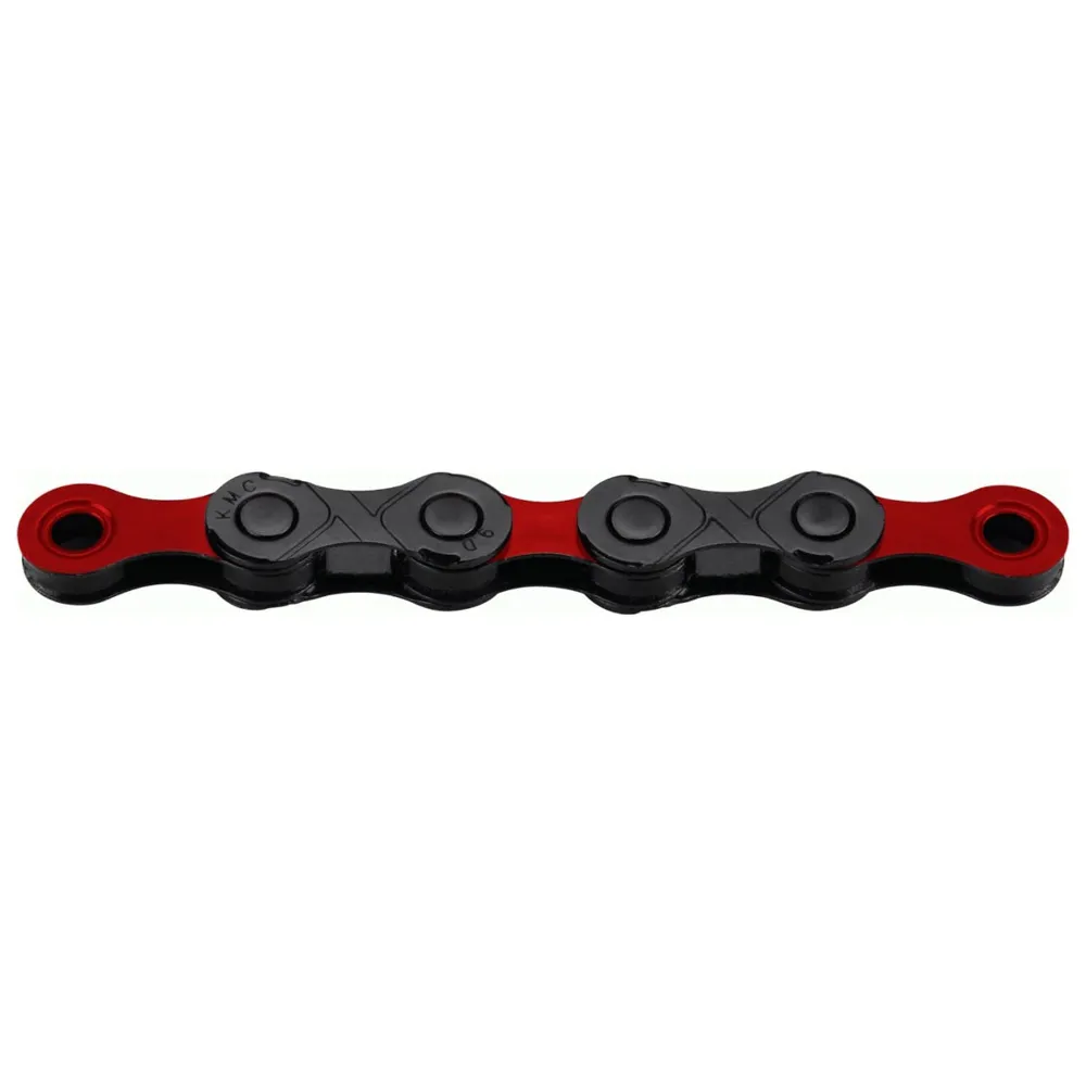 KMC X12 DLC 12 Speed Chain - Shimano SRAM Compatible - Black Red