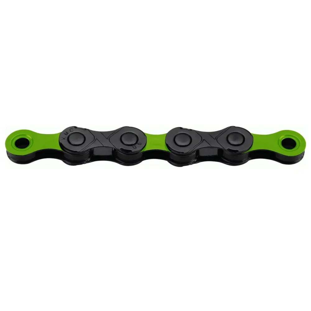 KMC X12 DLC 12 Speed Chain - Shimano SRAM Compatible - Black Green