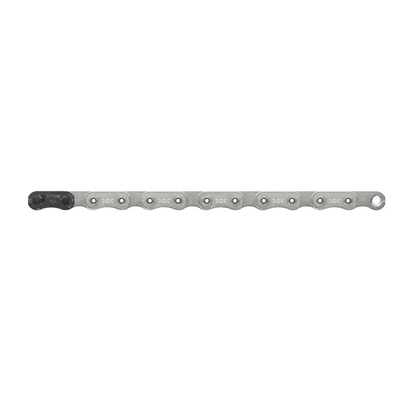 Sram Chain Xx T-Type Eagle Hollowpin 126 Links W/Powerlock T-Type Pvd 1pc 2023: SILVER 12 speed