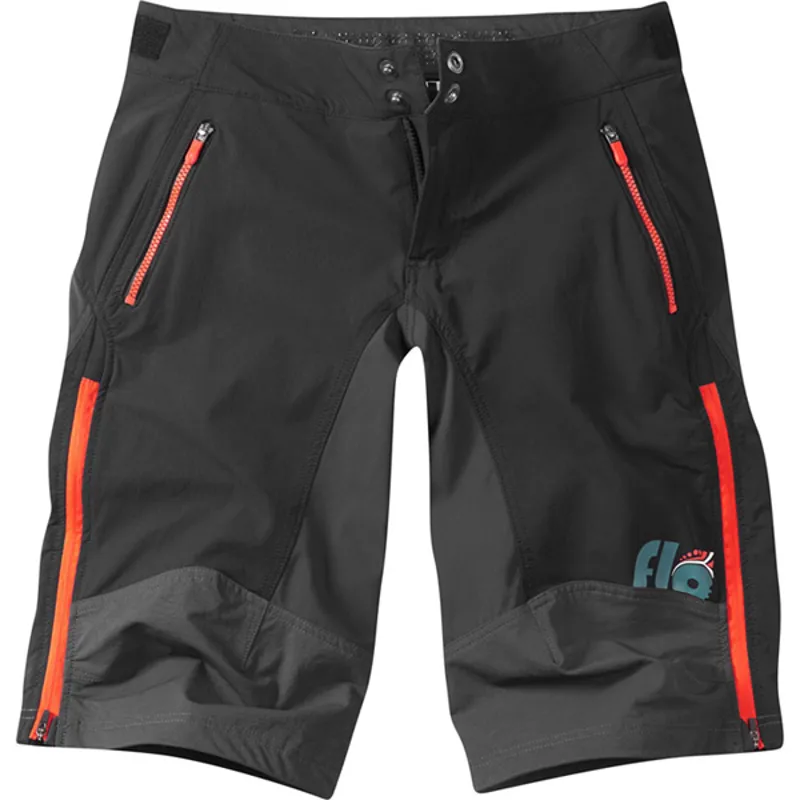 Madison Flo DWR Womens Trail Short Black Chilli Red