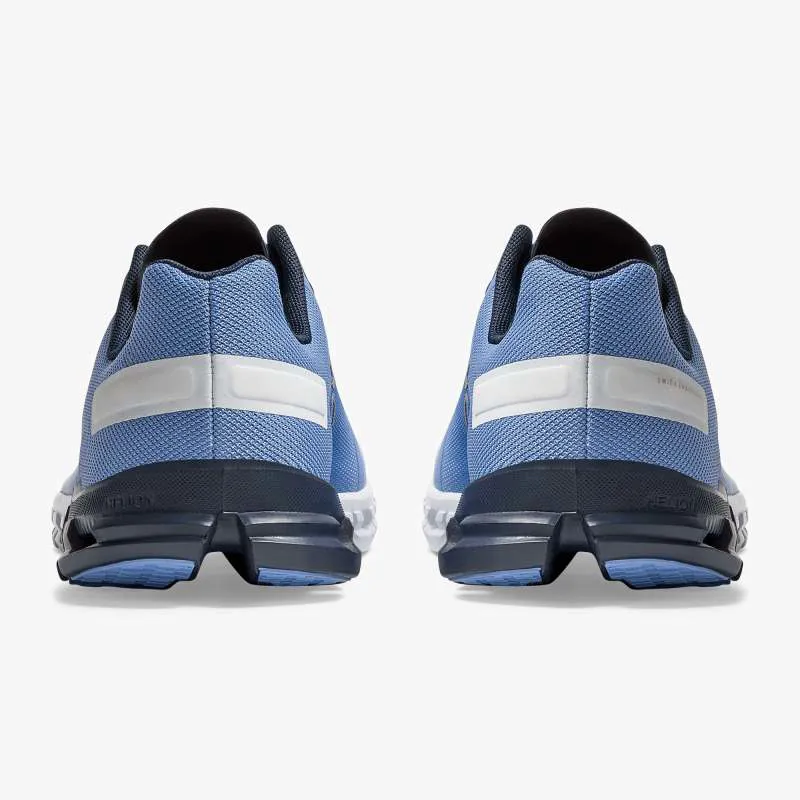 On Cloudflow Womens Road Running Shoe - Marina White-4