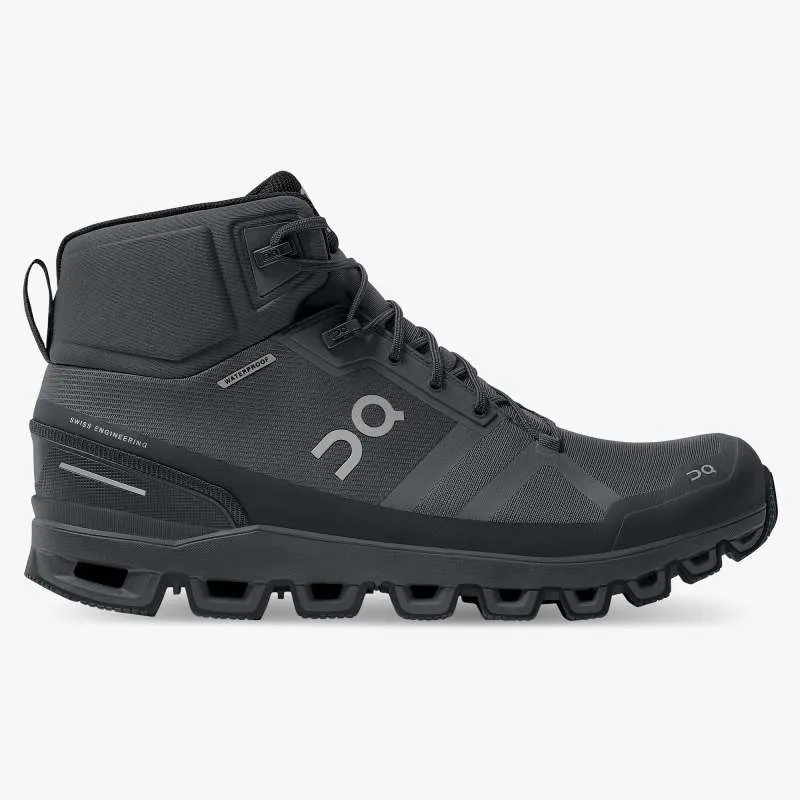 On Cloudrock Waterproof Hiking Boot - Rock Eclipse