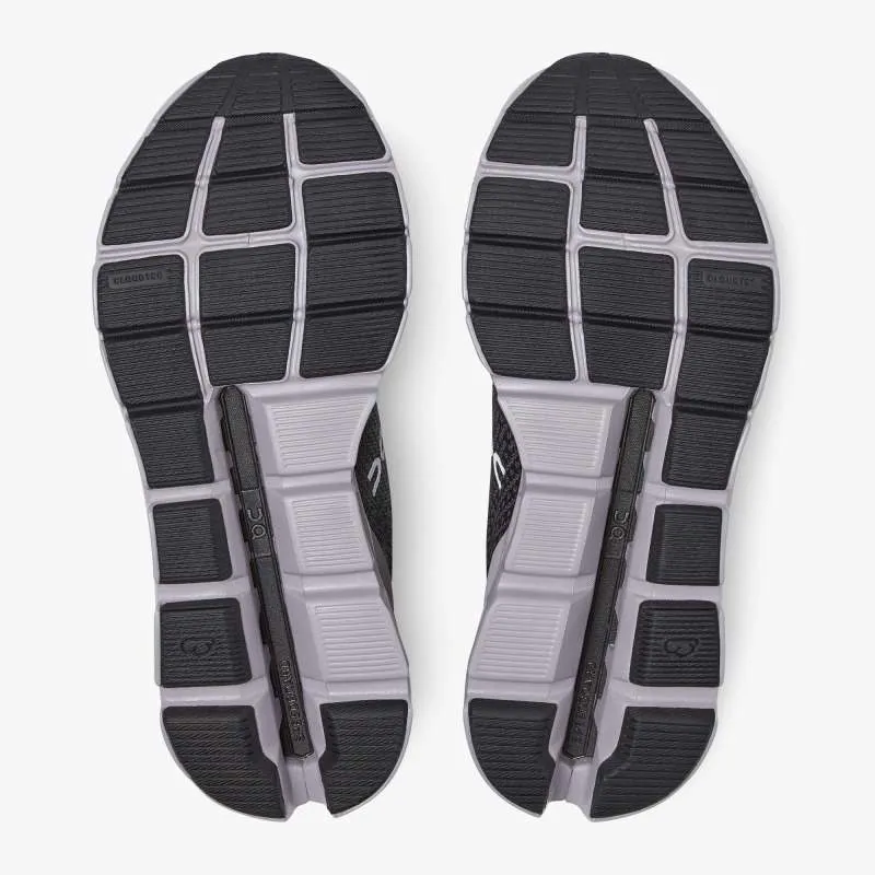 On Cloudstratus Womens Road Running Shoes - Black Lilac-1