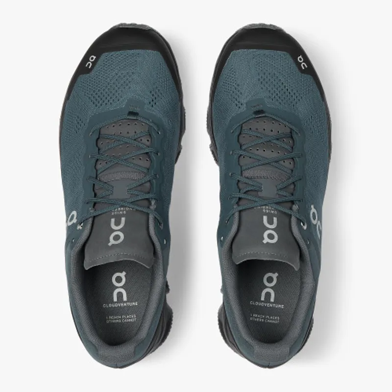 On Cloudventure Trail Running Shoe - Shadow Rock-2