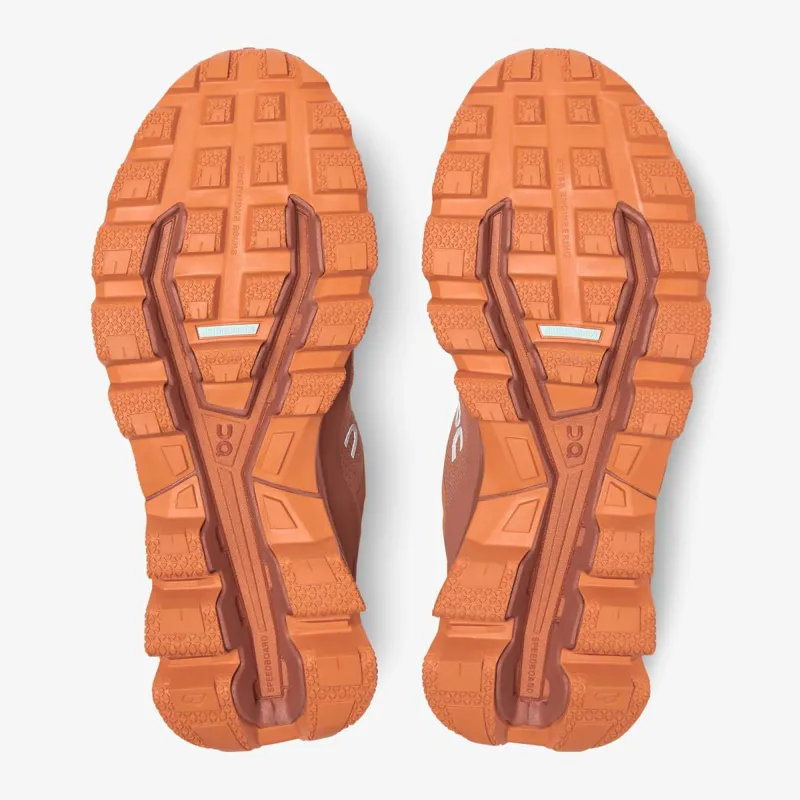 On Cloudventure Womens Trail Running Shoes - Sandstone Orange-2