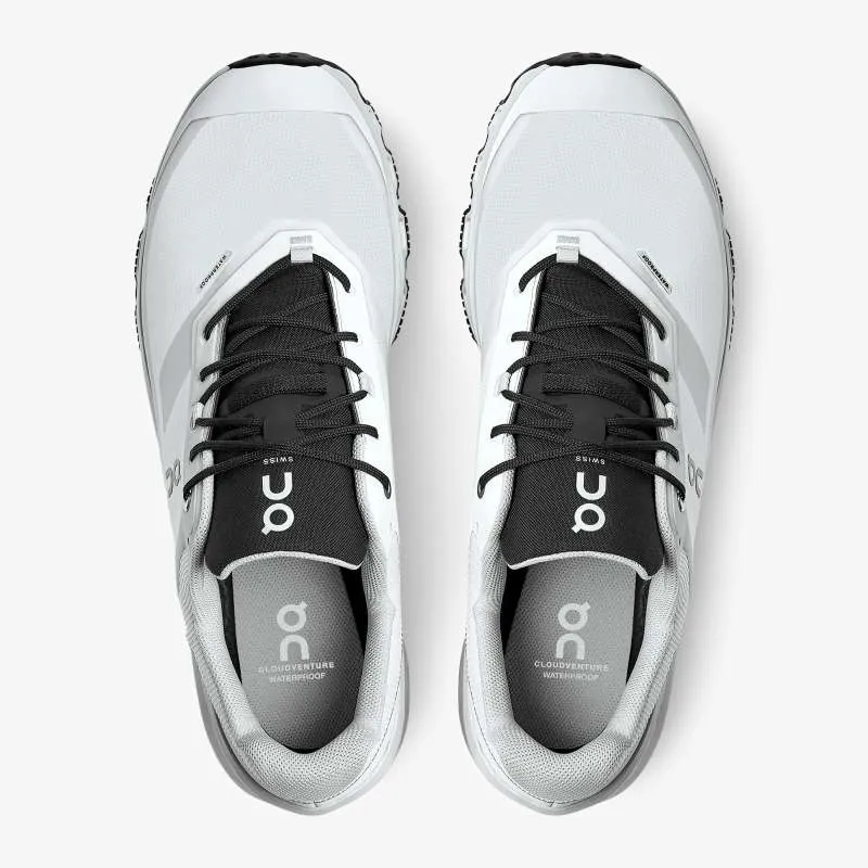 On Cloudventure Waterproof Trail Running Shoe - Glacier Black-1