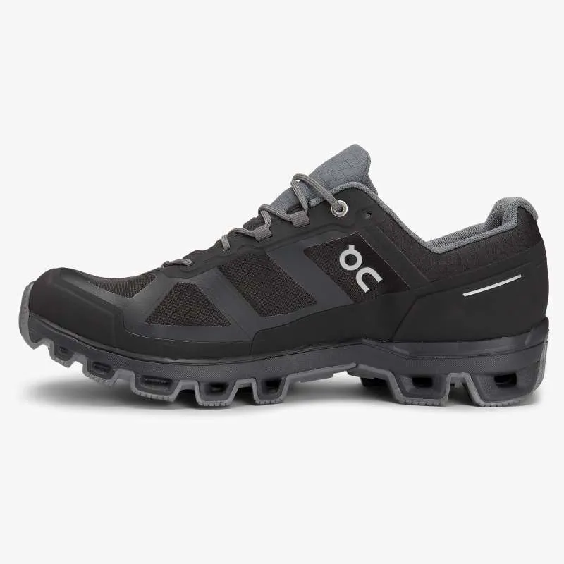 On Cloudventure Waterproof Trail Running Shoe - Black Graphite-3