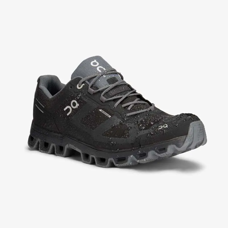 On Cloudventure Waterproof Trail Running Shoe - Black Graphite-5