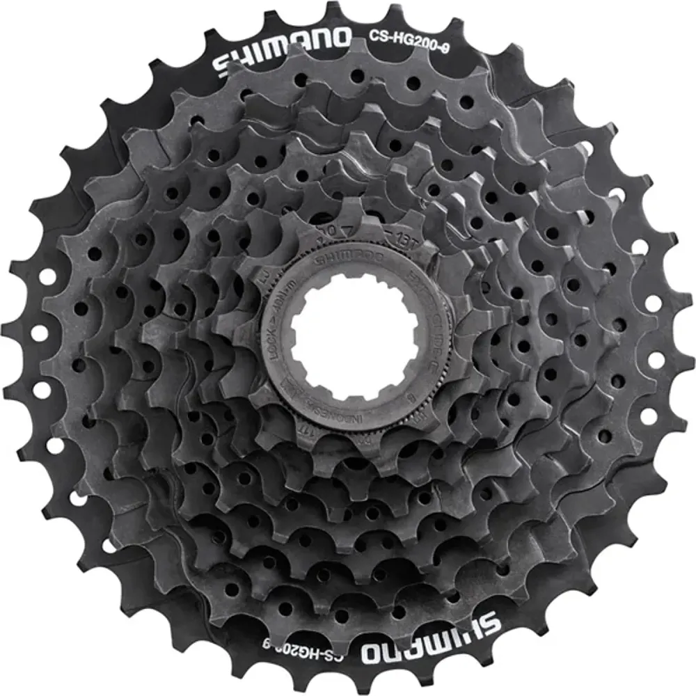Shimano HG201 9 Speed SIL 11 - 34T Cassette Black