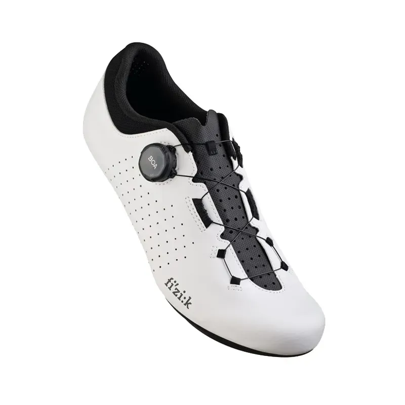 Fizik Vento Omna Wide Fit Road Cycling Shoes - White Black