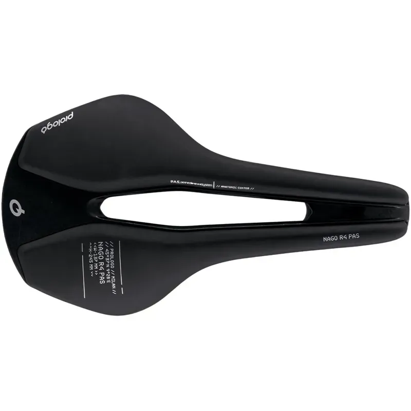 Prologo Nago R4 137mm Tirox Rail Saddle - Black