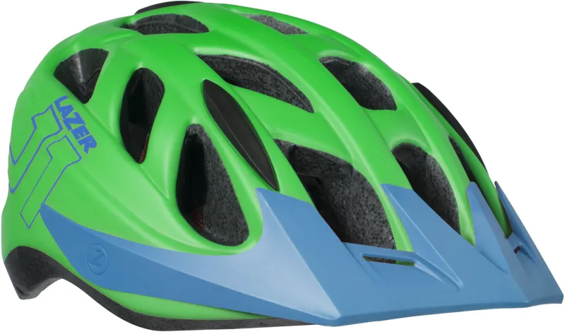 Lazer J1 Youth Helmet Green / Blue Uni Size
