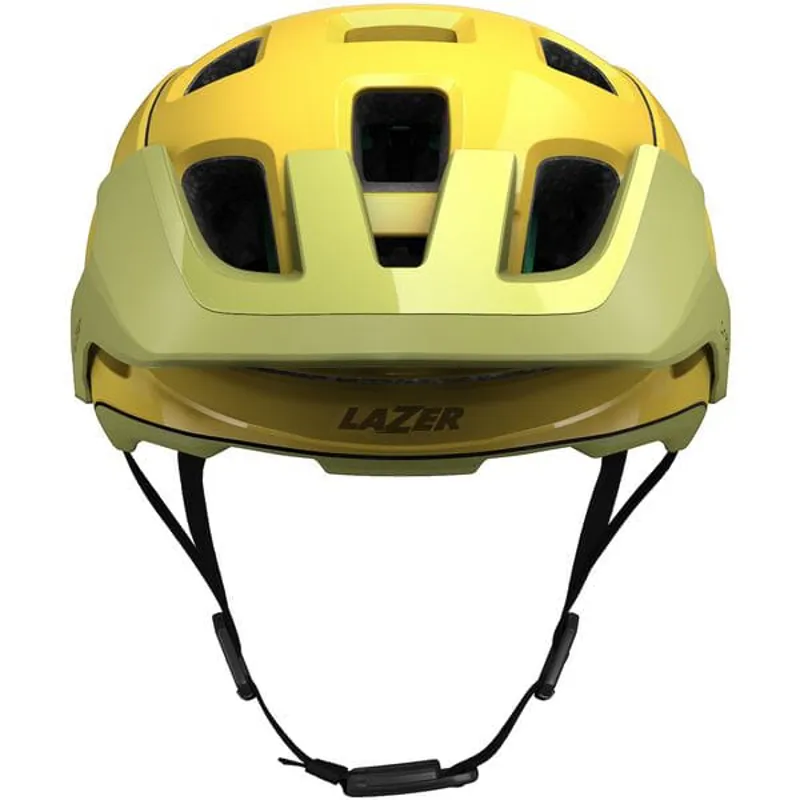 Lazer Jackal KinetiCore Mountain Bike Helmet Gold Green-1