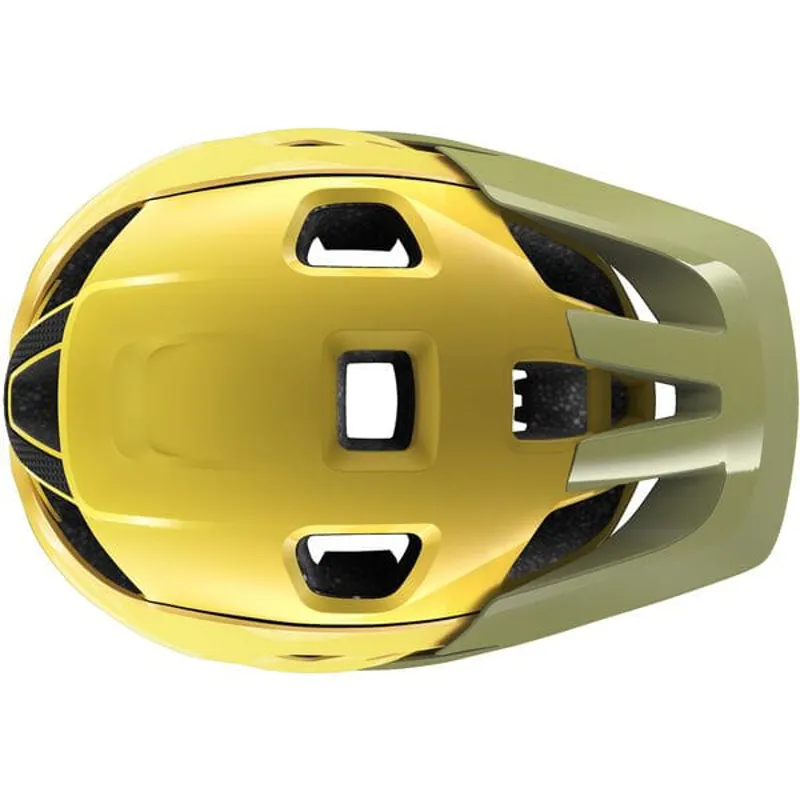 Lazer Jackal KinetiCore Mountain Bike Helmet Gold Green-3