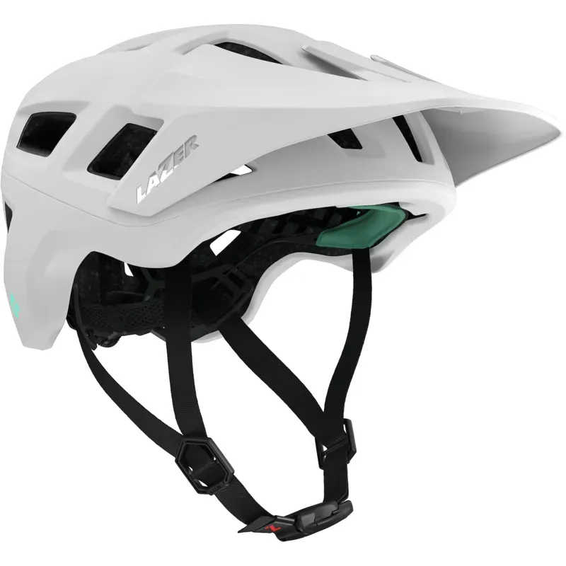 Lazer Coyote KinetiCore MTB Helmet - Matt Full White