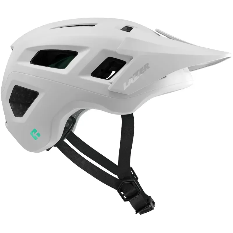 Lazer Coyote KinetiCore MTB Helmet - Matt Full White-1